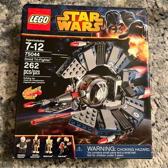 2014 Lego Star Wars 75044 Droid Tri-Fighter new sealed box wear